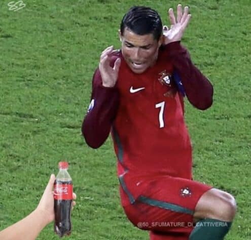 meme cristiano ronaldo e a coca cola agua 05 duhzera