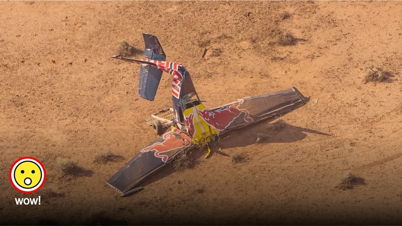 Manobra de troca de aviões da Red Bull termina em acidente; assista
